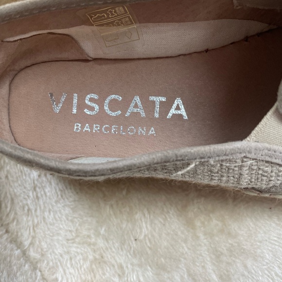 Viscata Barcelona Espadrilles Flatforms Woman’s Shoes Castell Linen Sz 6/36 - Picture 7 of 7